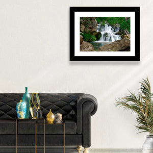 Rocky Waterfall Wall Art