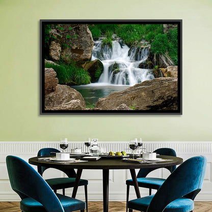 Rocky Waterfall Wall Art