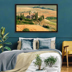 Golden Cypress Hill Villa Wall Art
