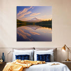 Mount Hood Reflection at Trillium Lake Wall Art