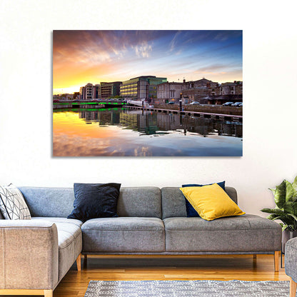 River Liffey at Dusk Wall Art