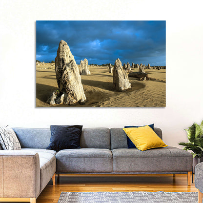 Pinnacles Desert at Golden Hour Wall Art