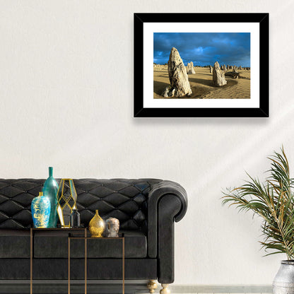 Pinnacles Desert at Golden Hour Wall Art