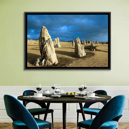 Pinnacles Desert at Golden Hour Wall Art