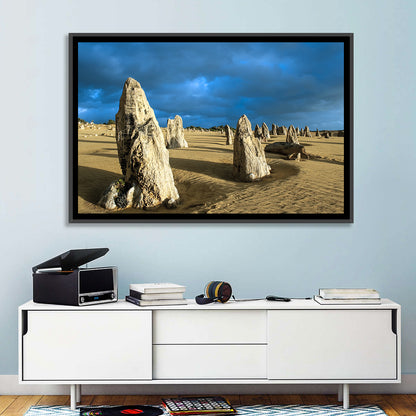 Pinnacles Desert at Golden Hour Wall Art