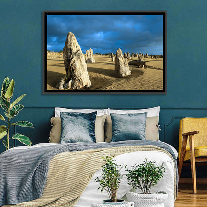 Pinnacles Desert at Golden Hour Wall Art