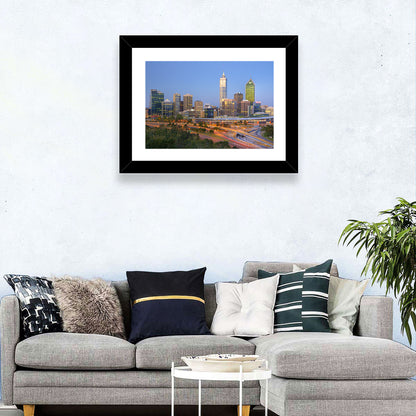 Perth Skyline Wall Art