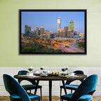 Perth Skyline at Dusk Wall Art