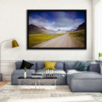 Iceland Gravel Road Landscape Wall Art
