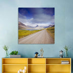 Iceland Gravel Road Landscape Wall Art