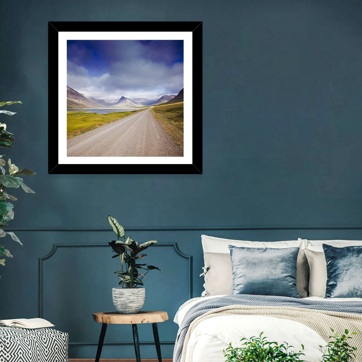 Iceland Gravel Road Landscape Wall Art