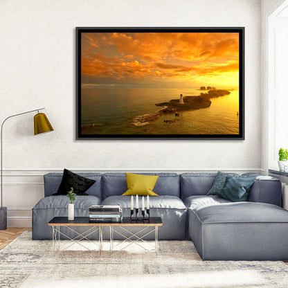 Nassau Lighthouse at Golden Hour Wall Art