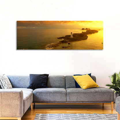 Nassau Lighthouse at Golden Hour Wall Art