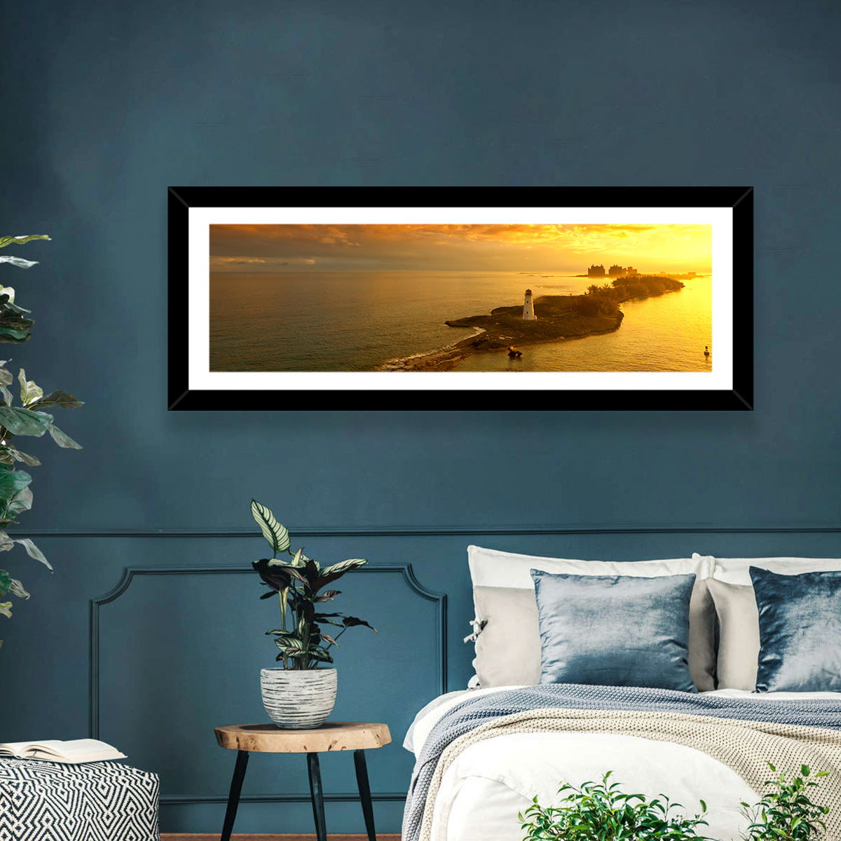 Nassau Lighthouse at Golden Hour Wall Art