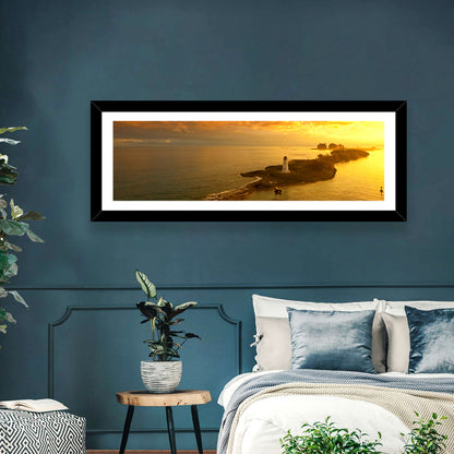 Nassau Lighthouse at Golden Hour Wall Art