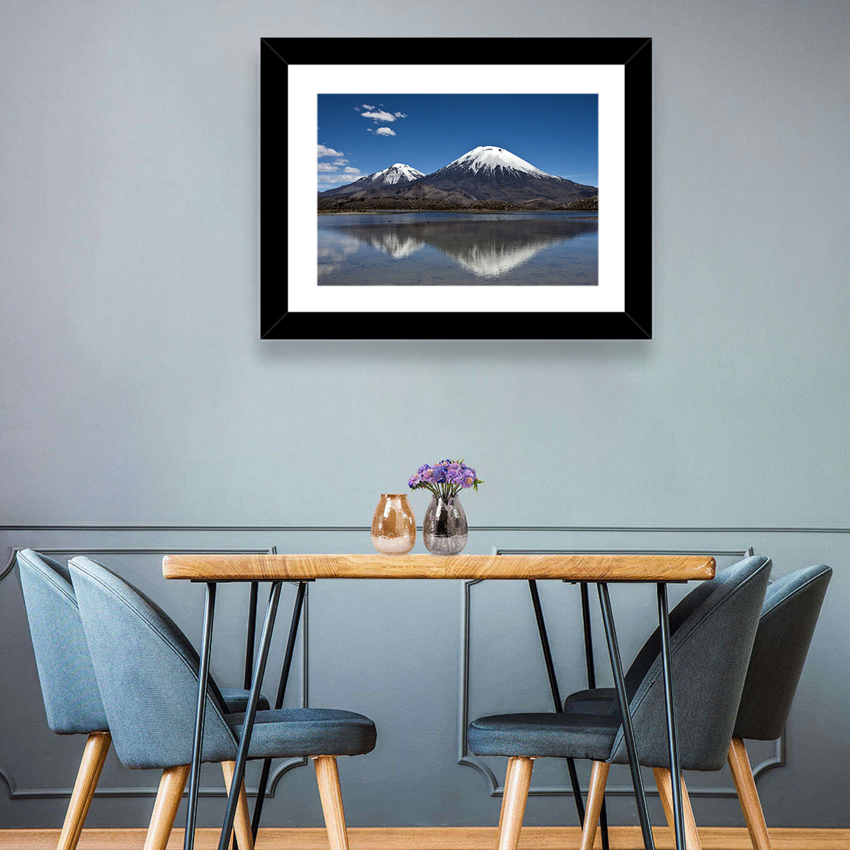 Parinacota Volcano Reflection Wall Art