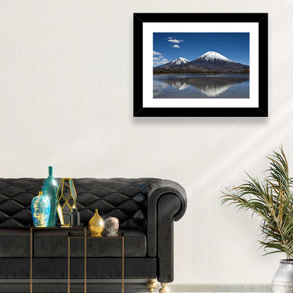 Parinacota Volcano Reflection Wall Art