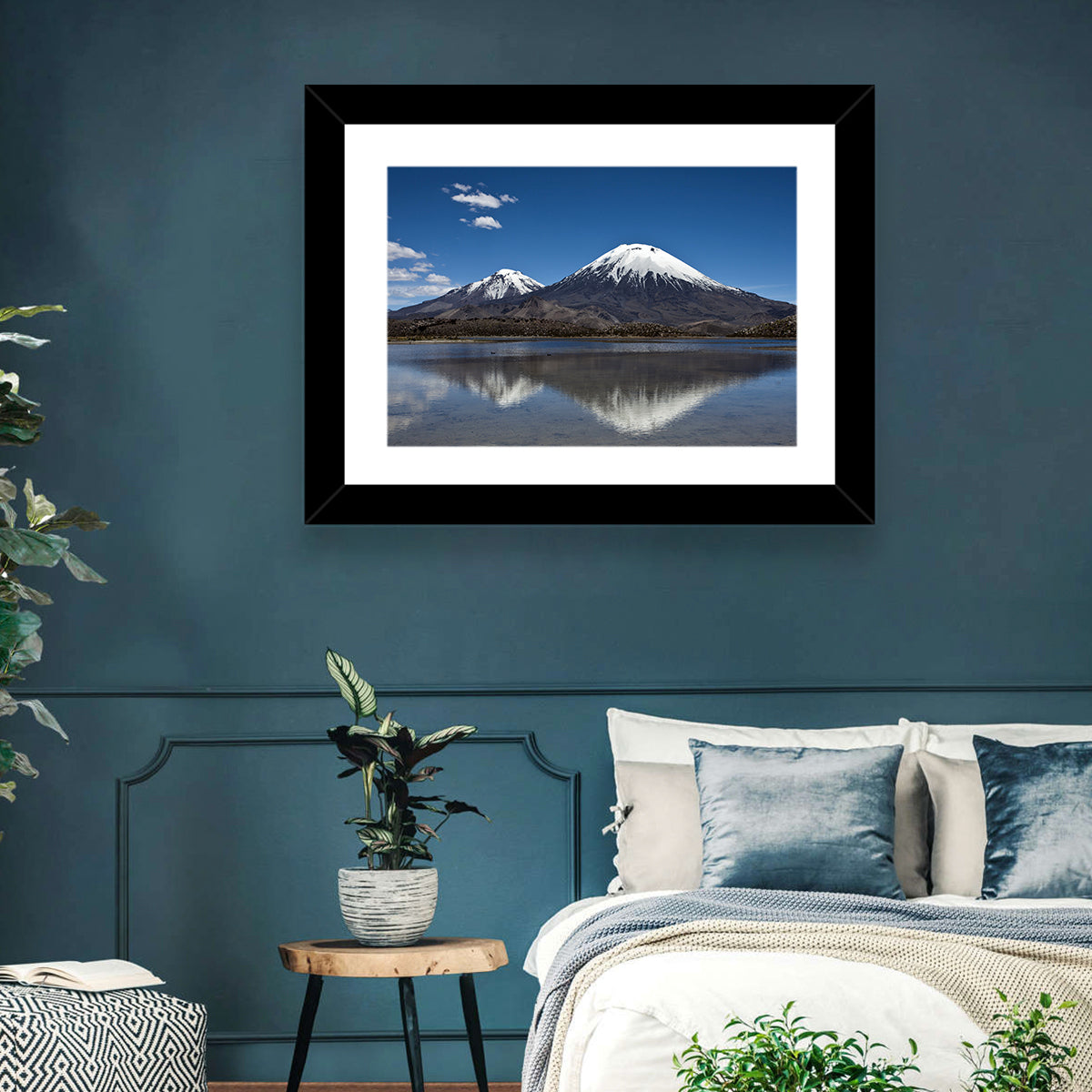 Parinacota Volcano Reflection Wall Art
