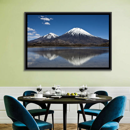 Parinacota Volcano Reflection Wall Art