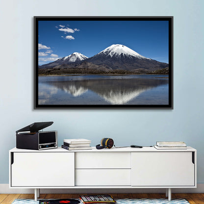 Parinacota Volcano Reflection Wall Art