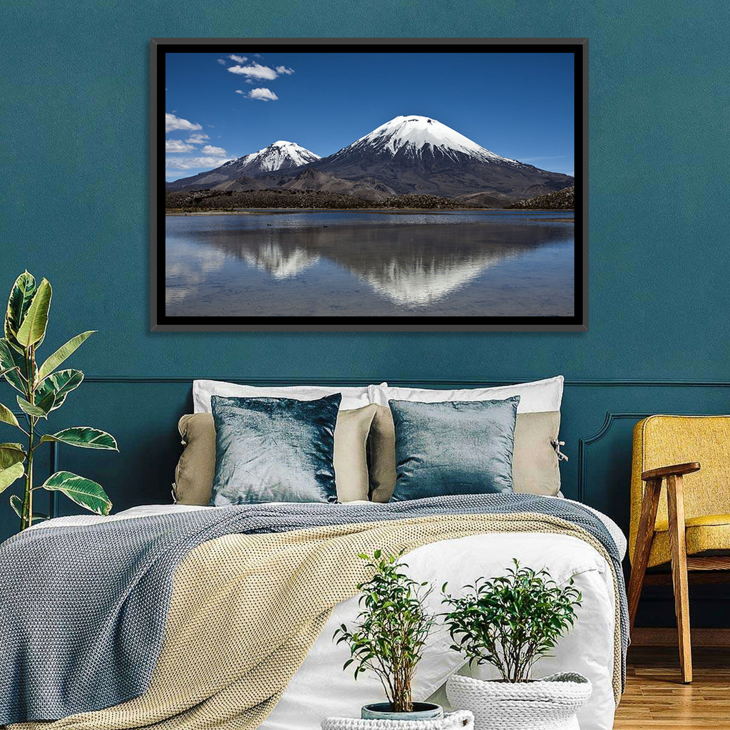 Parinacota Volcano Reflection Wall Art