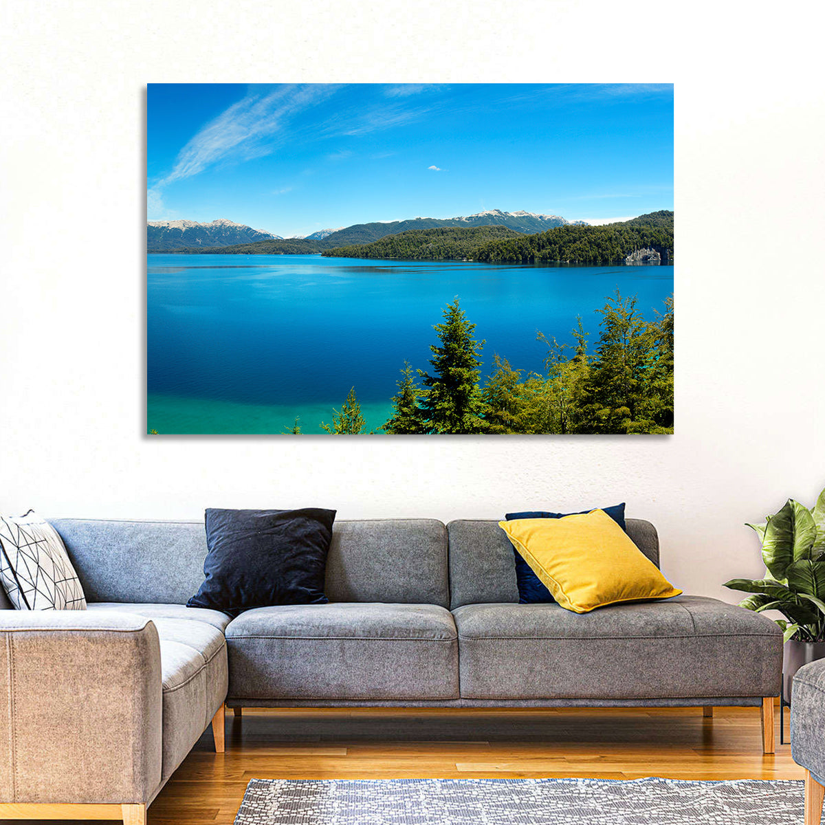 Nahuel Huapi Lake Wall Art in a room, landscape