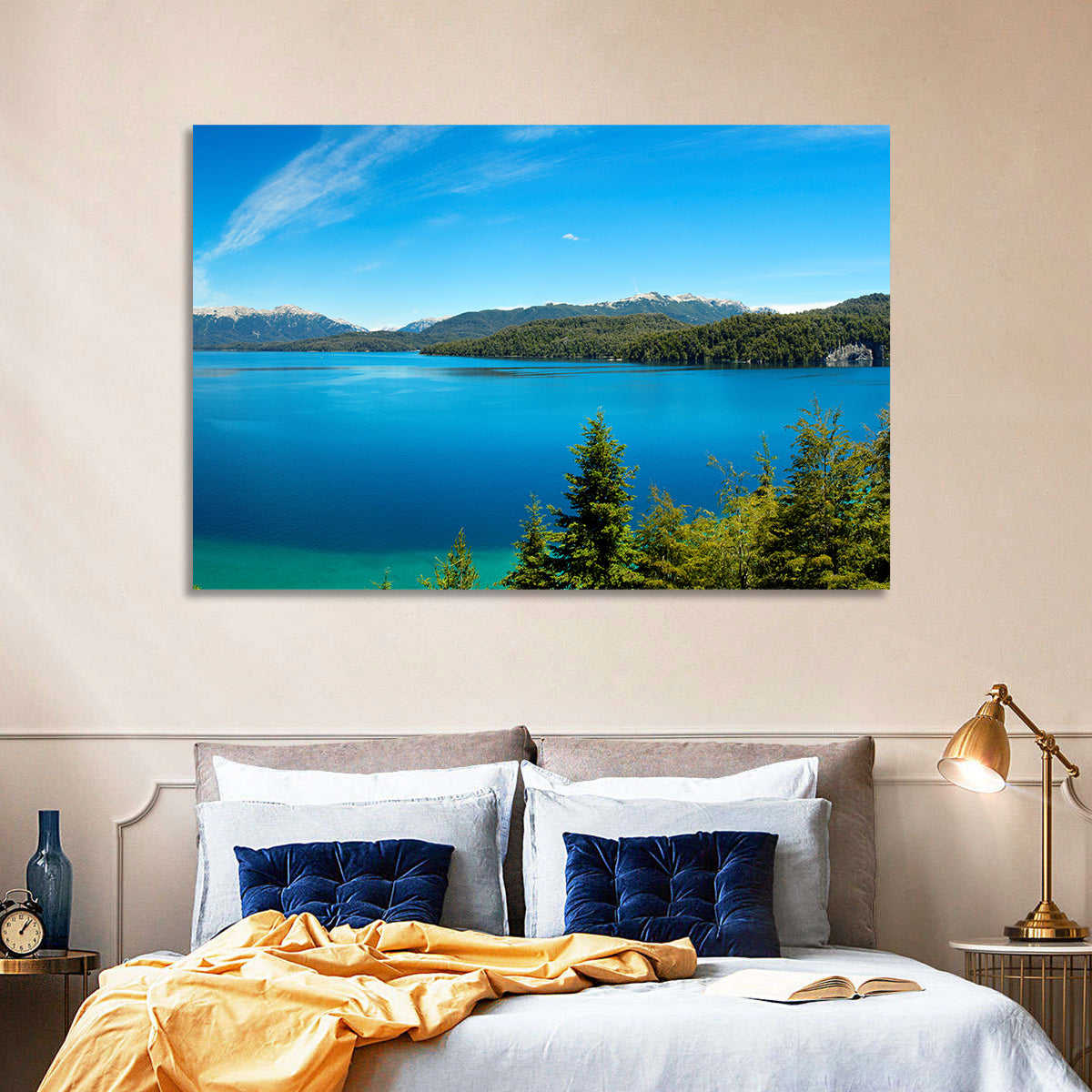 Nahuel Huapi Lake Wall Art in a room, landscape