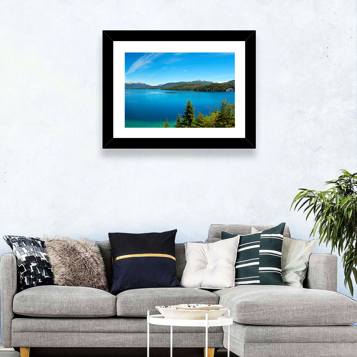 Nahuel Huapi Lake Wall Art in a room, landscape