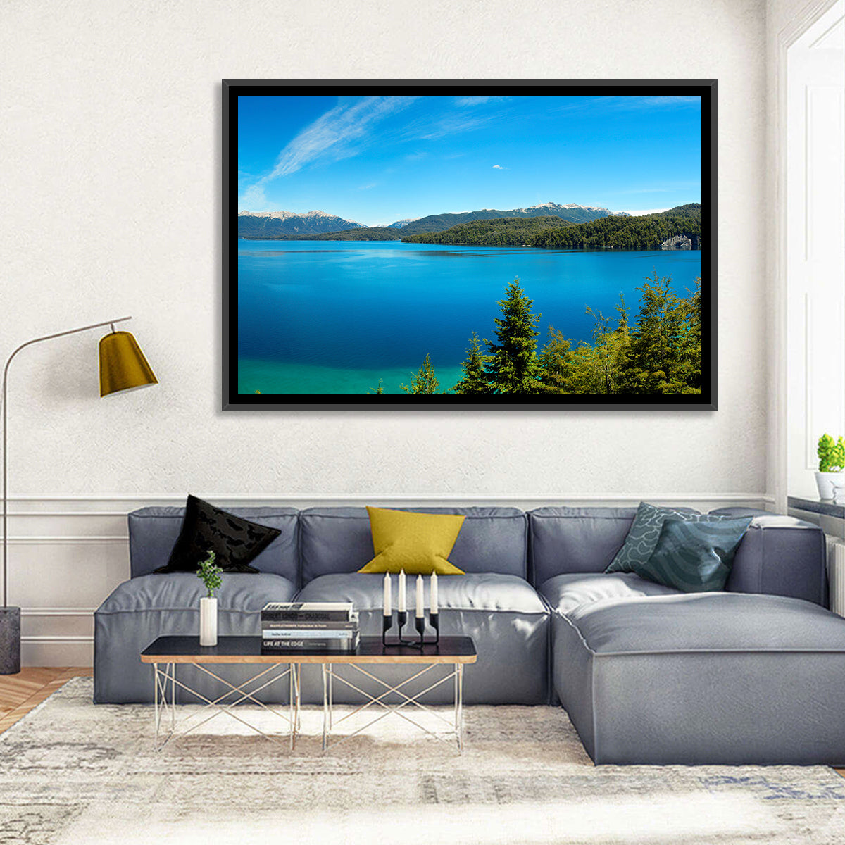 Nahuel Huapi Lake Wall Art in a room, landscape
