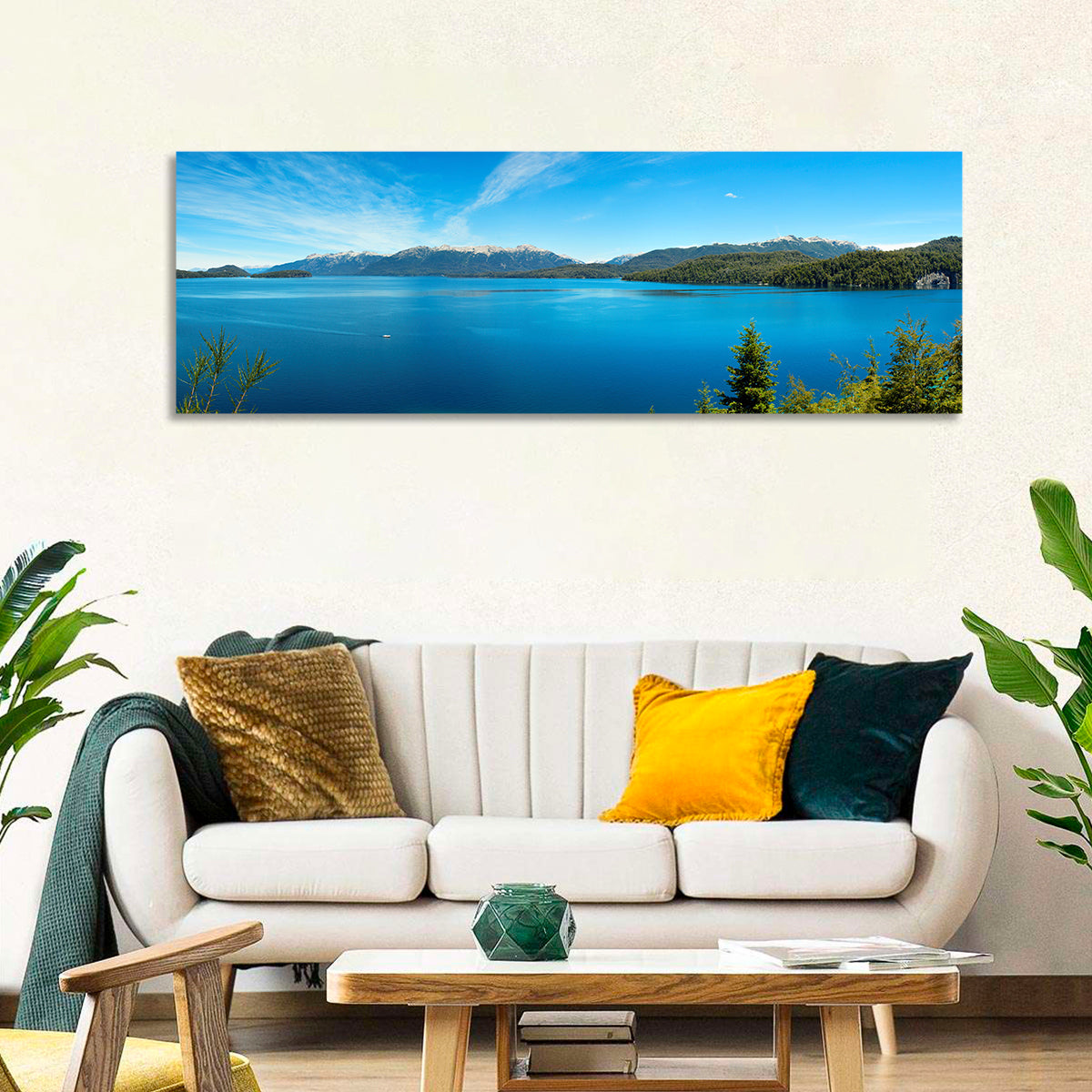 Nahuel Huapi Lake Wall Art in a room, landscape