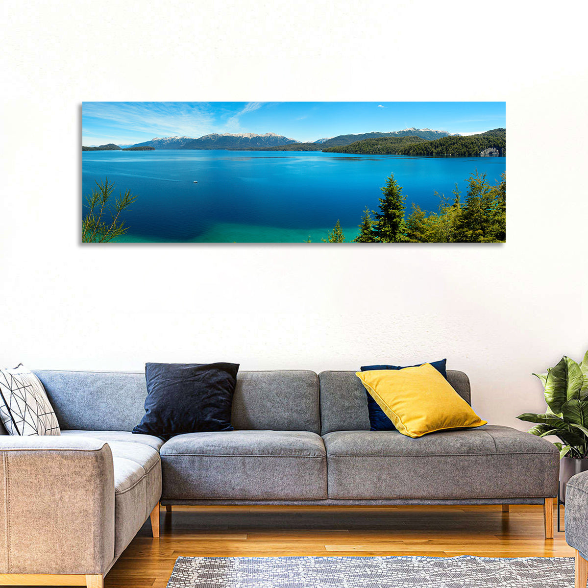 Nahuel Huapi Lake Wall Art in a room, landscape