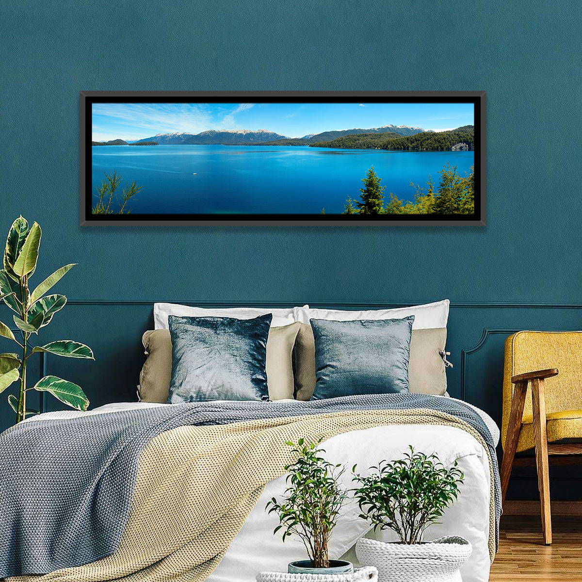 Nahuel Huapi Lake Wall Art in a room, landscape