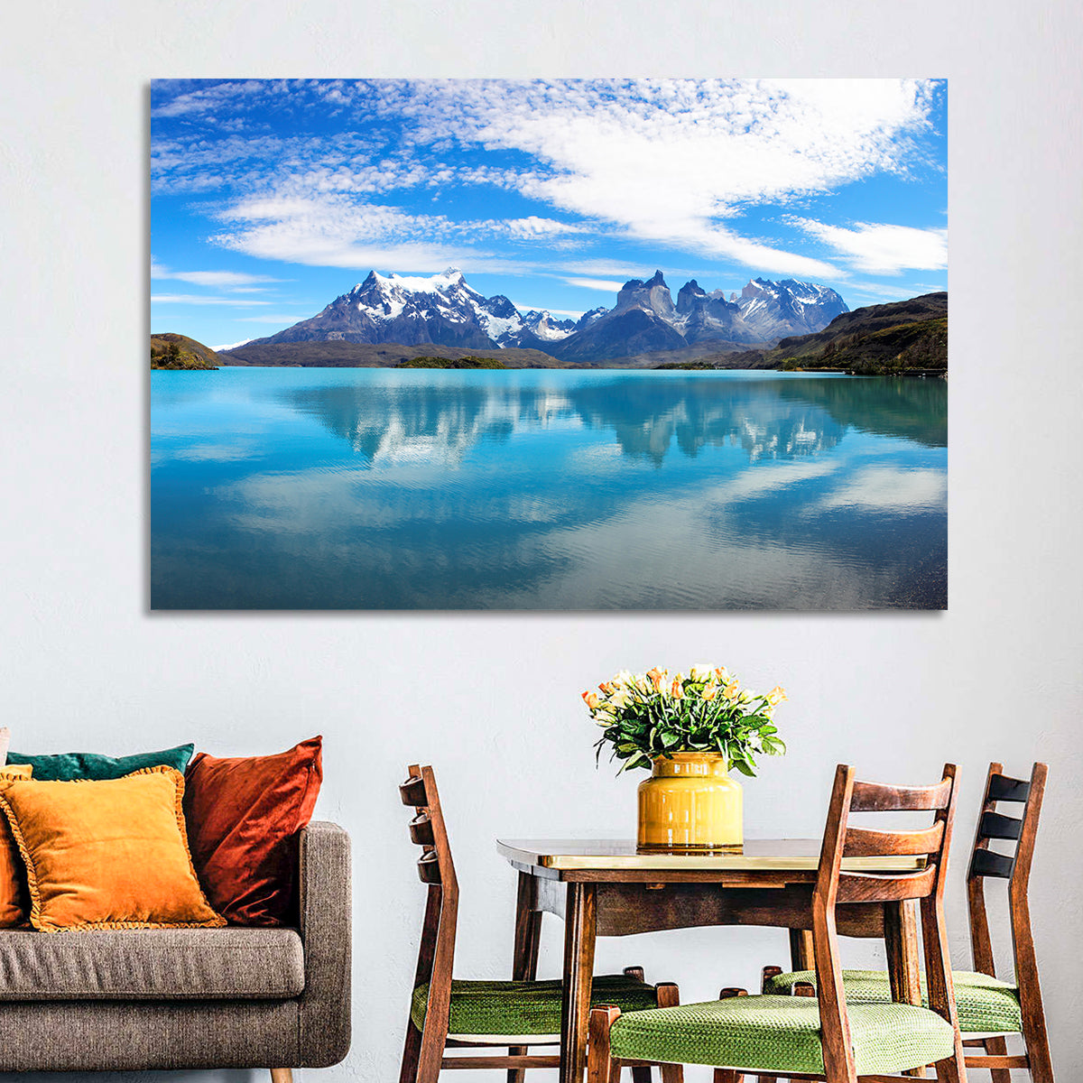 Torres Del Paine Reflection Wall Art
