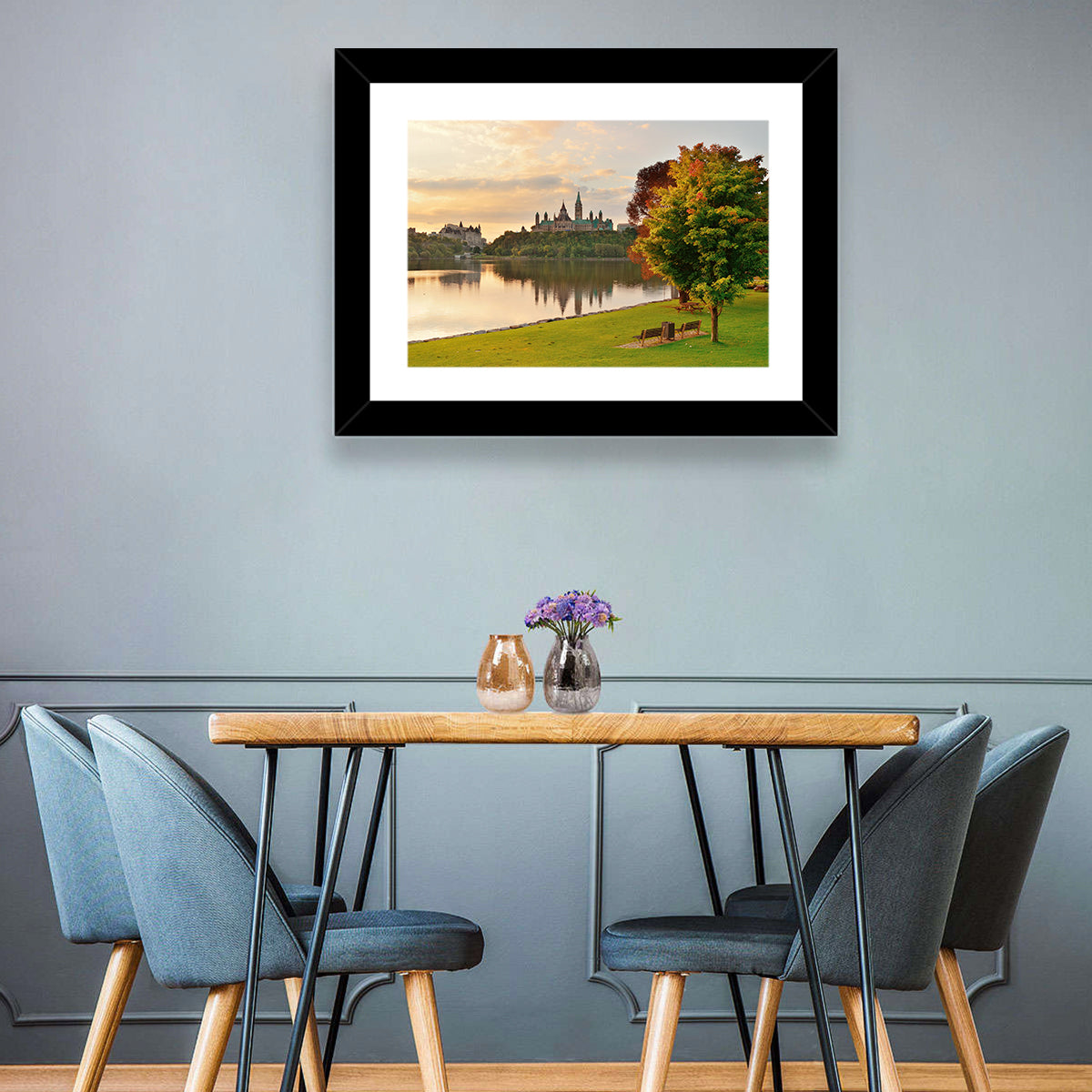Ottawa Skyline at Golden Hour Wall Art