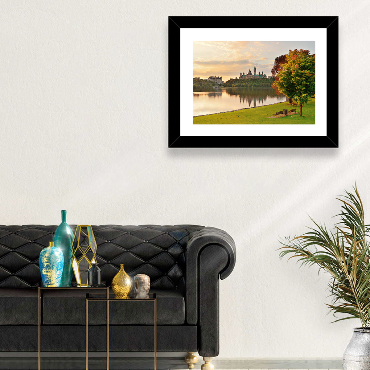 Ottawa Skyline at Golden Hour Wall Art