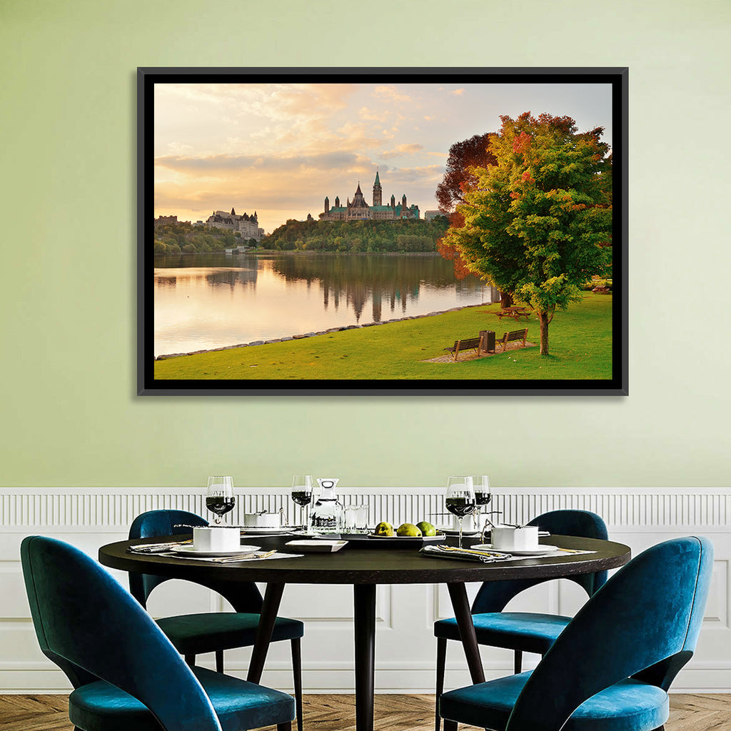 Ottawa Skyline at Golden Hour Wall Art