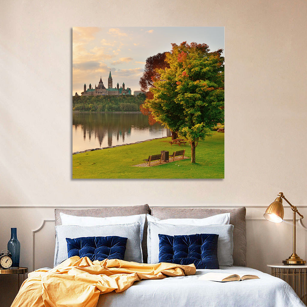 Ottawa Skyline at Golden Hour Wall Art