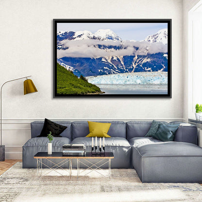 Hubbard Glacier and Snowcapped Peaks Wall Art