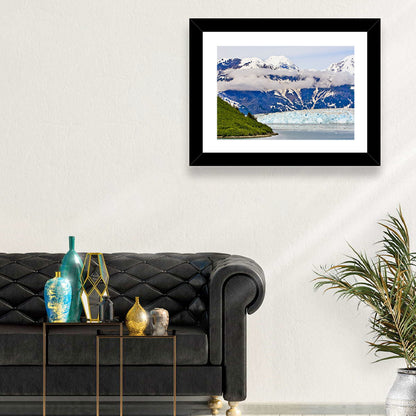 Hubbard Glacier and Snowcapped Peaks Wall Art