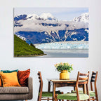 Hubbard Glacier and Snowcapped Peaks Wall Art