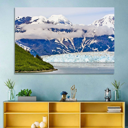 Hubbard Glacier and Snowcapped Peaks Wall Art
