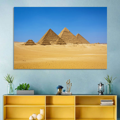 Pyramids of Giza Photograph Wall Art