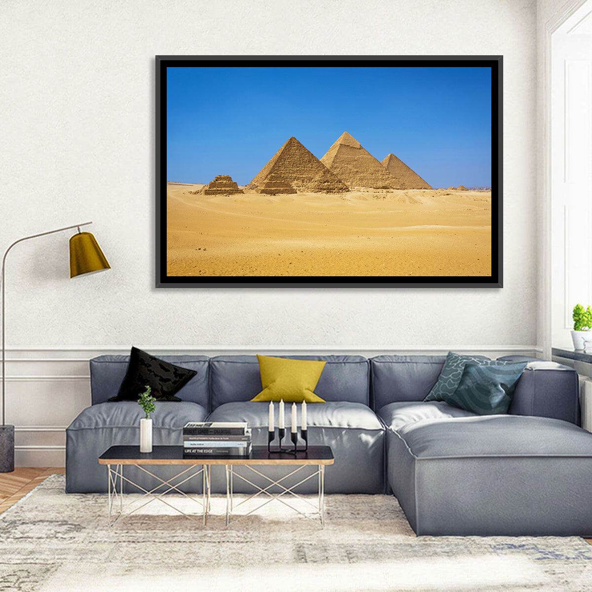 Pyramids of Giza Photograph Wall Art