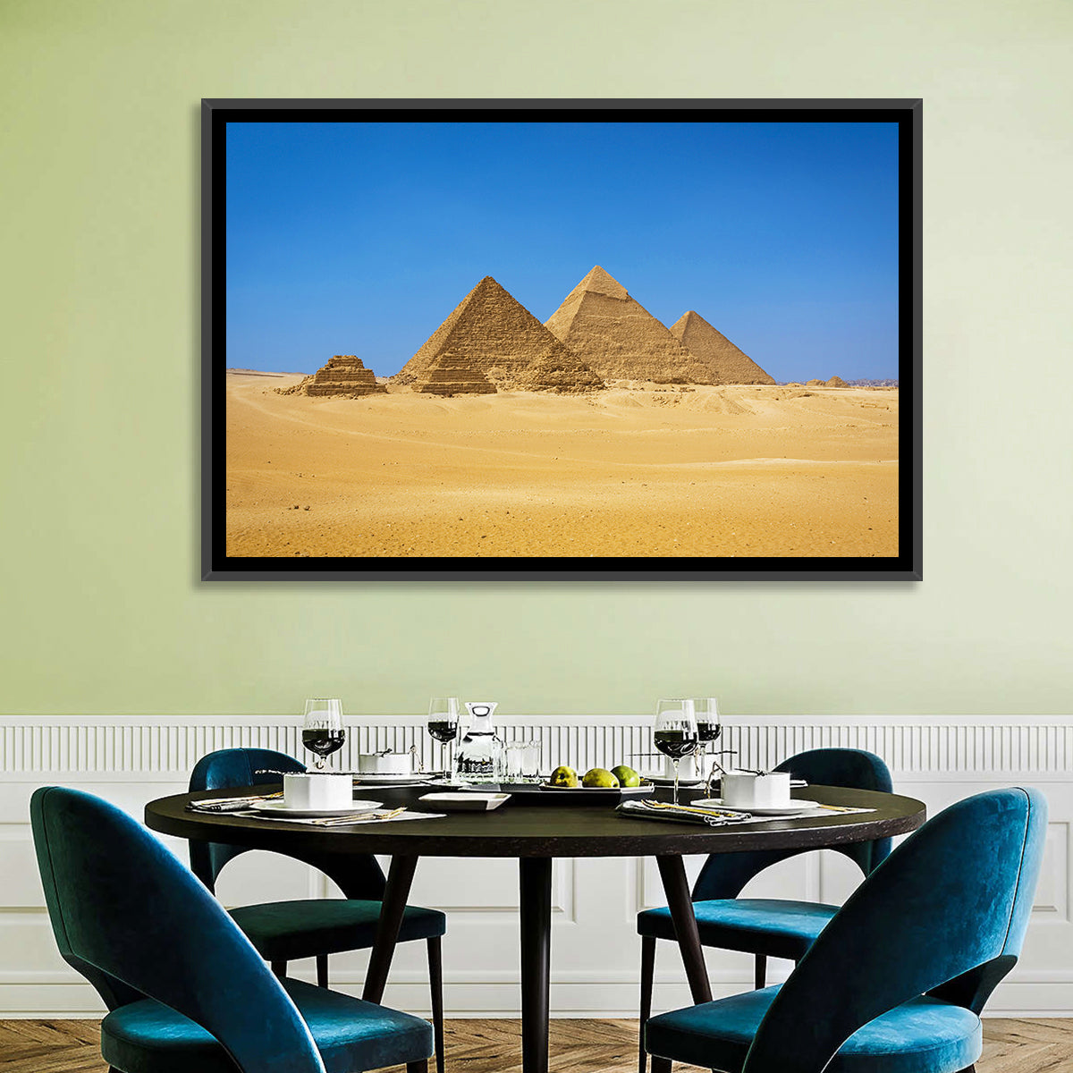 Pyramids of Giza Photograph Wall Art