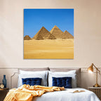 Pyramids of Giza Photograph Wall Art