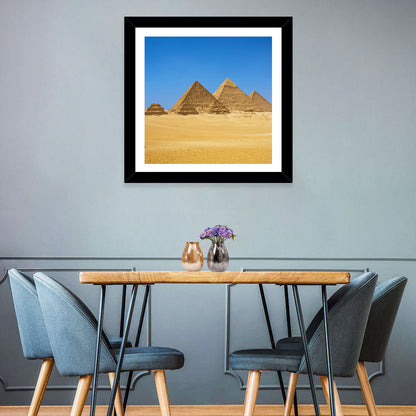Pyramids of Giza Photograph Wall Art