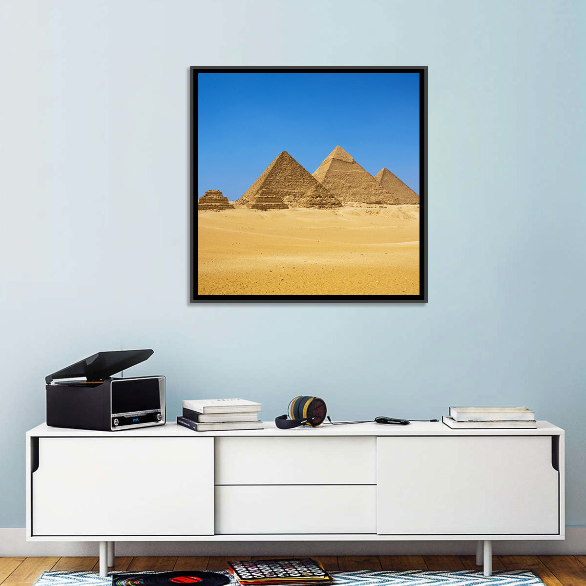 Pyramids of Giza Photograph Wall Art