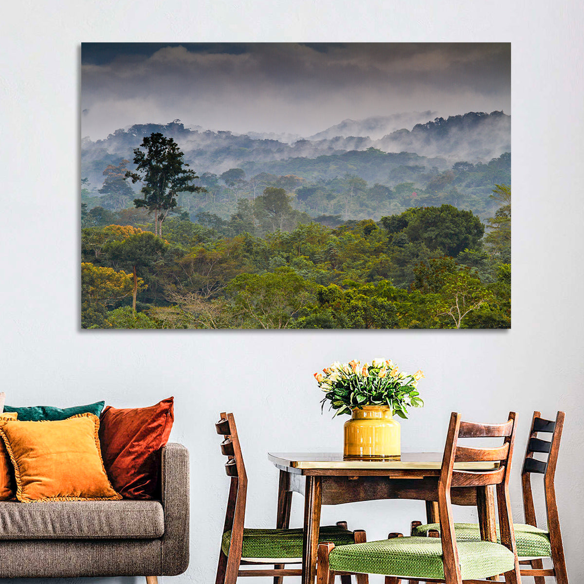 Guinea Rainforest Landscape Wall Art