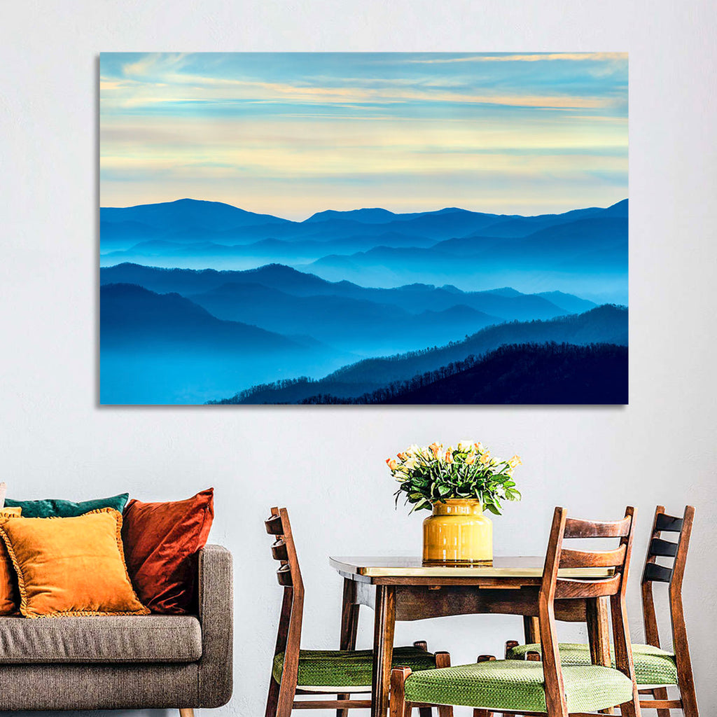 Smoky Mountain Layers at Dawn Wall Art
