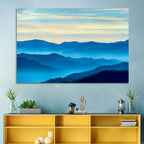 Smoky Mountain Layers at Dawn Wall Art